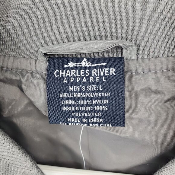 NWT Charles River Apparel Oreo Cookie Embroidered Promo Bomber Jacket Large - Picture 4 of 12